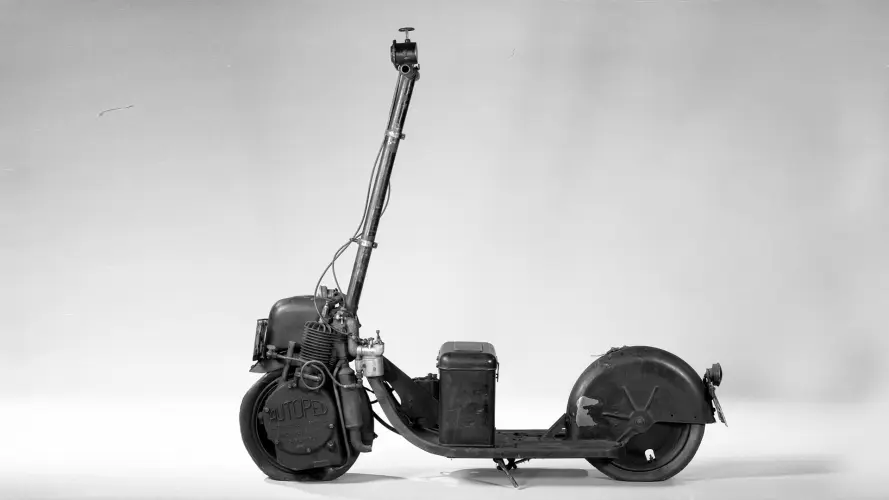 The History And Evolution Of Electric Scooters - Autoped, 1915