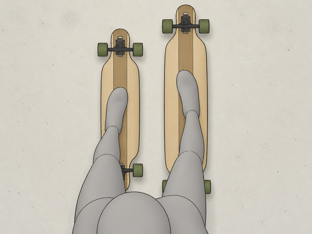 Arbor Axis 37 vs 40 longboard size comparison diagram for maneuverability.