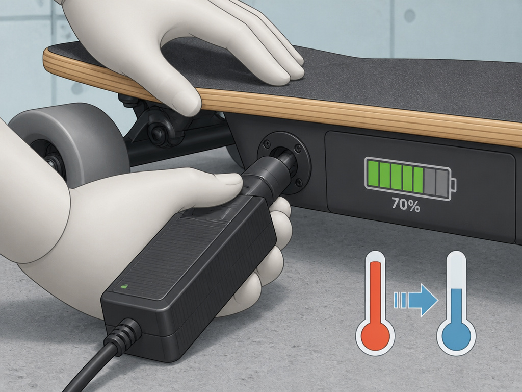 Proper electric skateboard charging habits to extend battery lifespan