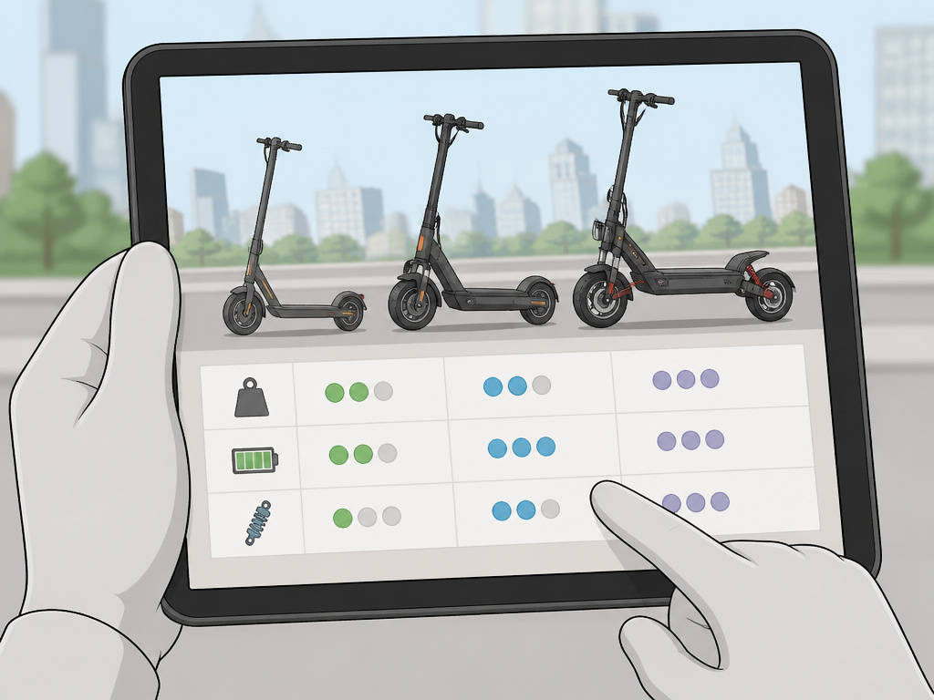 Choosing an electric scooter based on commuter, last-mile, or performance needs.