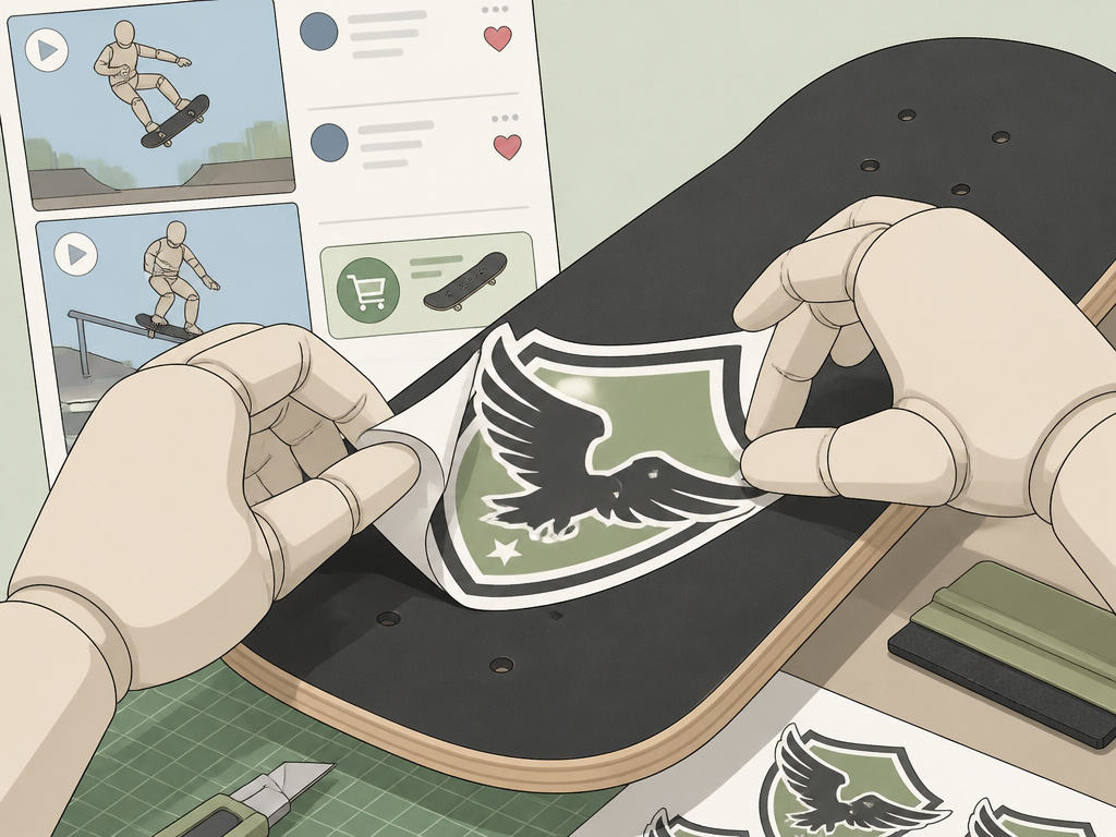 Skate 3 multiplayer team branding and social feed features close-up