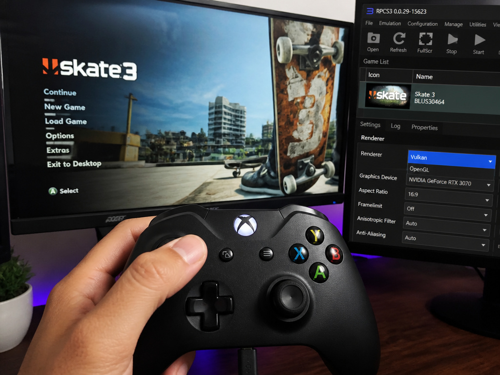 Skate 3 playable on Xbox One and emulator for PC performance