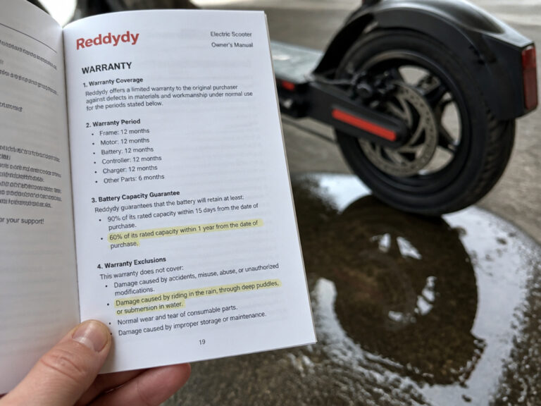 Reddydy Electric Scooter Review: The Bottom Line