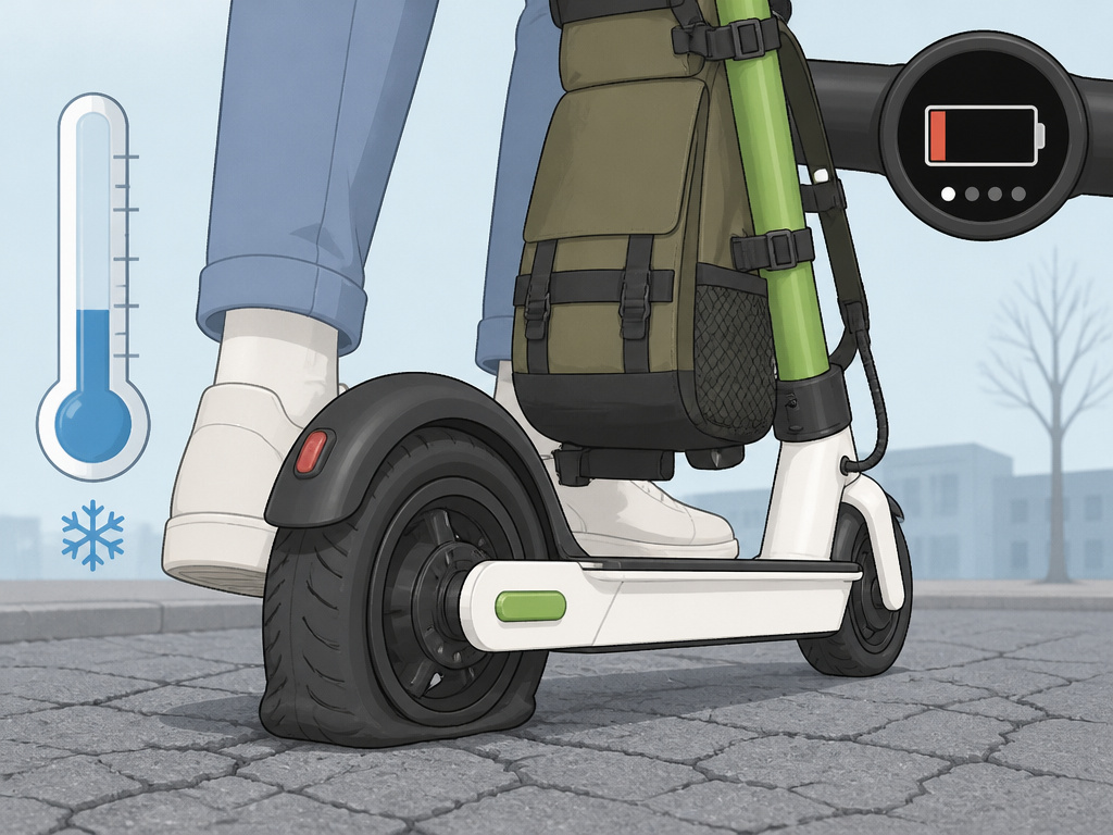 Factors affecting Lime scooter speed: rider weight, low battery, cold, and tire pressure.