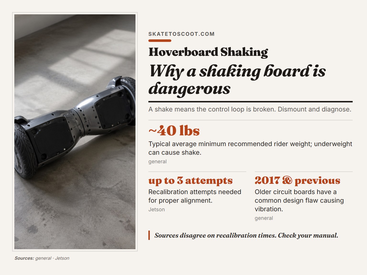 A hoverboard tilted to show its underside and wheels on a plain background.
